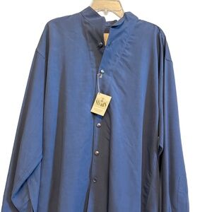 Men's Stubbs High End Shale Non Collared Wester Shale Metal button front shirt